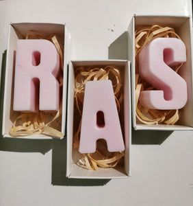 Alpha Letter Soap(small single letter)